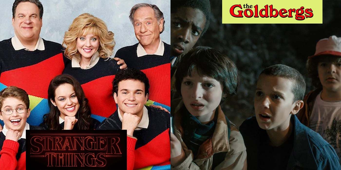 The Goldbergs and Stranger Things Casts