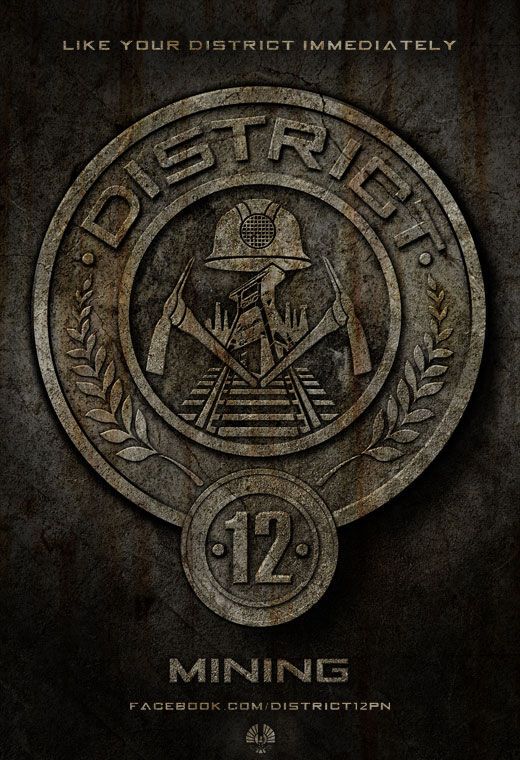 poster for hunger games movie district 12