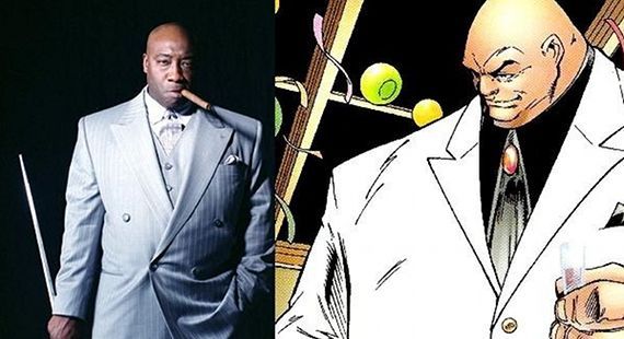the black and white versions of the kingpin from daredevil comic book and movie