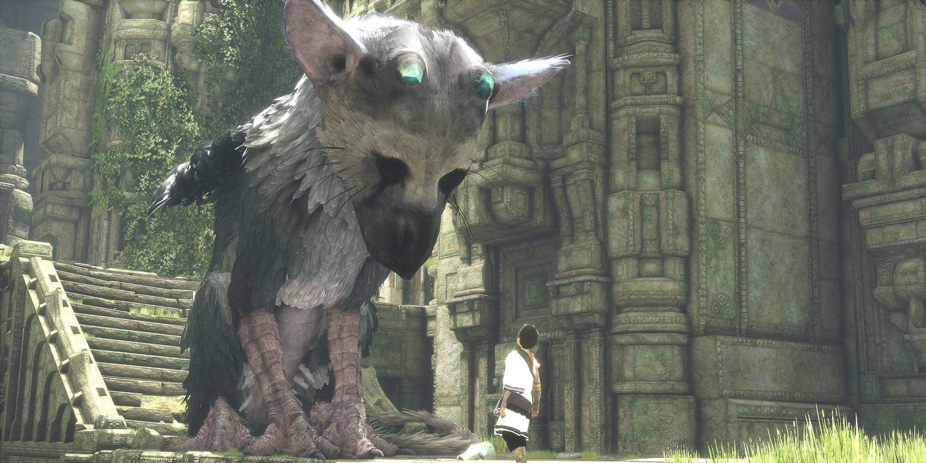 The Last Guardian, the boy talking to Trico