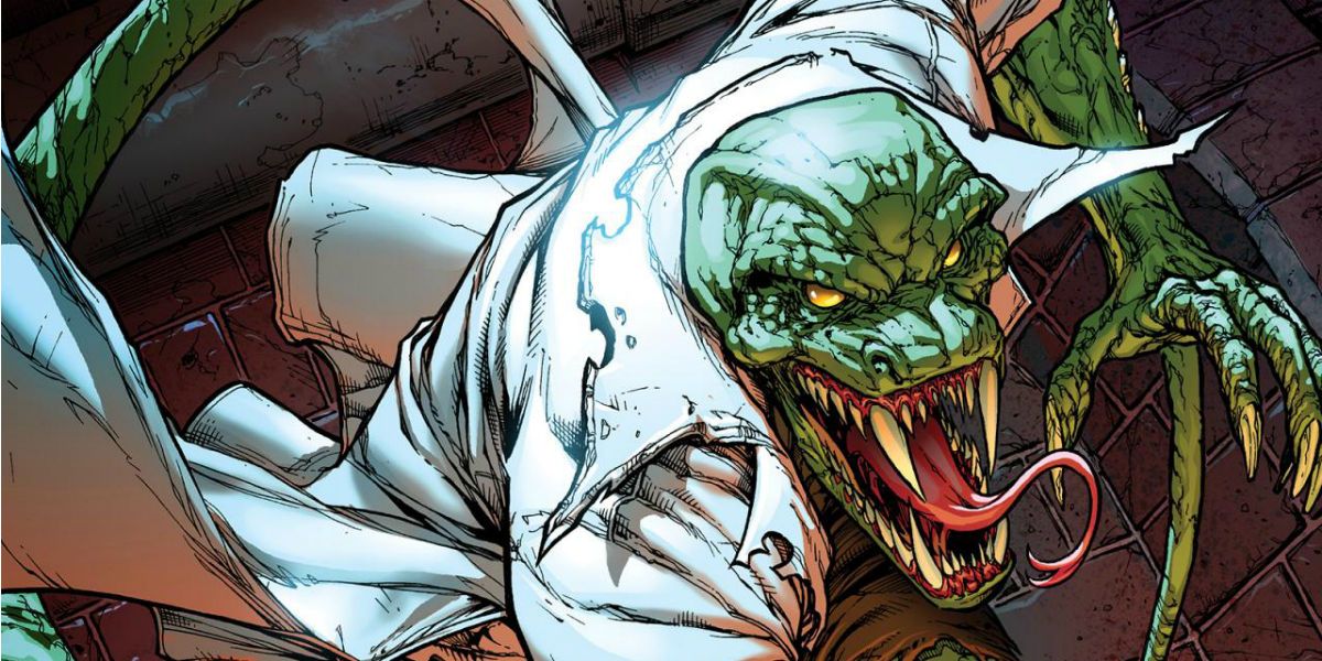 Spider-Man villain the Lizard in the Marvel Comics