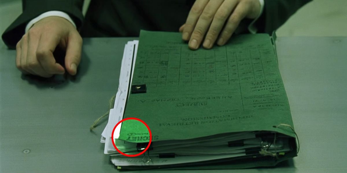 The Matrix Agent Folder File 1 Clue