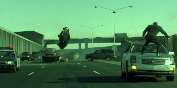 Freeway scene in Matrix Reloaded