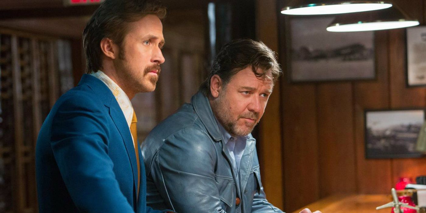 Holland and Jackson in a bar in The Nice Guys