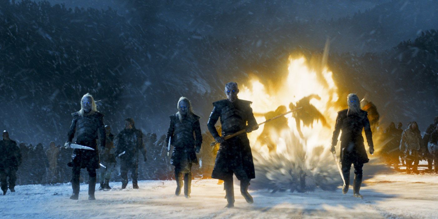 The Night King and the White Walkers on Game of Thrones