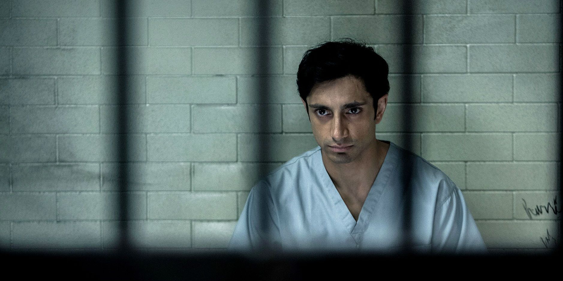 Riz Ahmed behind bars in The Night Of
