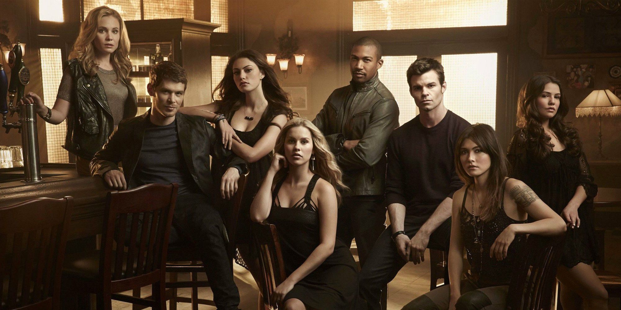 The Originals Season 3 Promo images featuring the cast members sitting together 