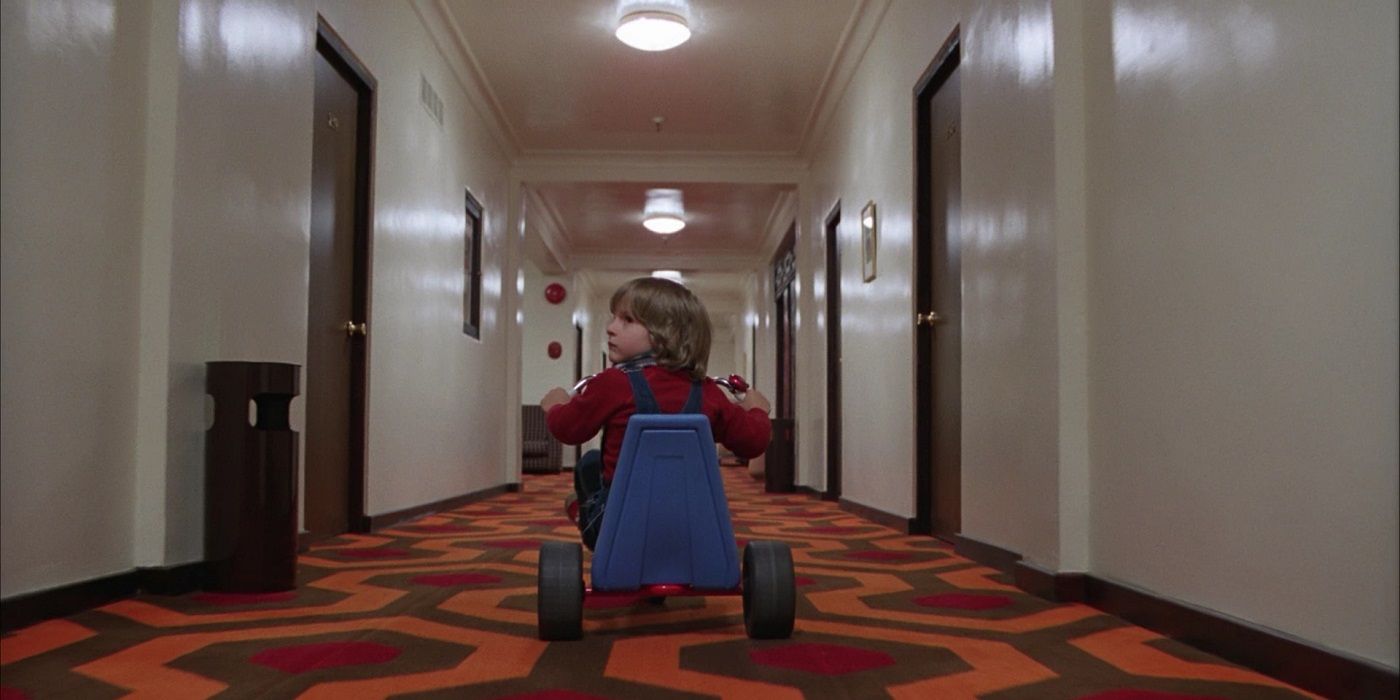 The Shining Stanley Kubrick hallway scene
