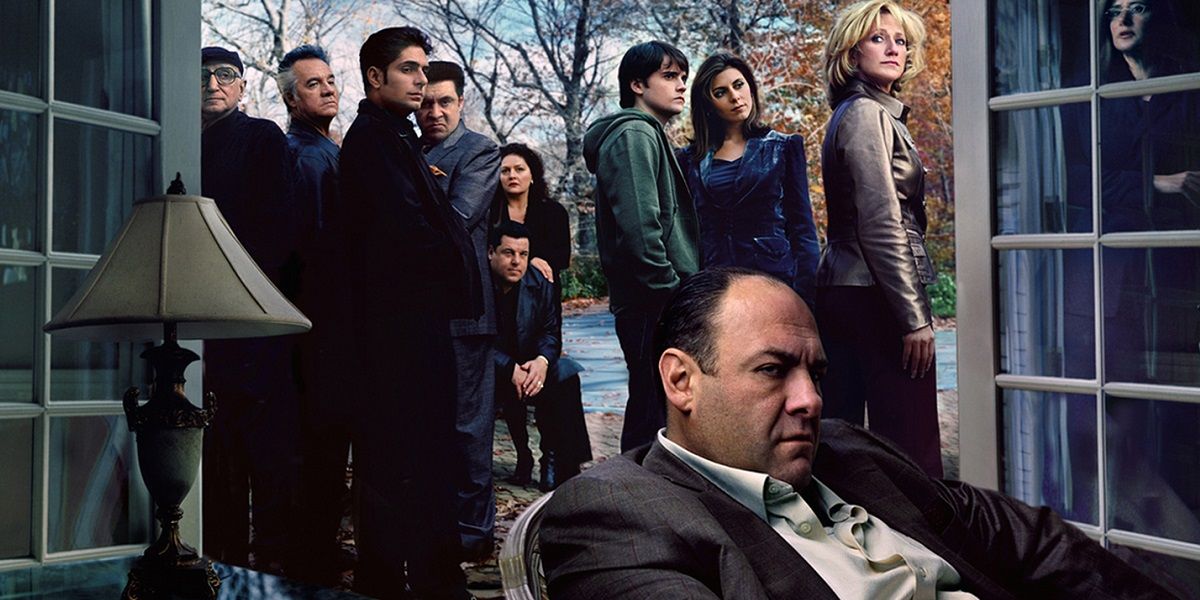 Tony Soprano and the cast of The Sopranos