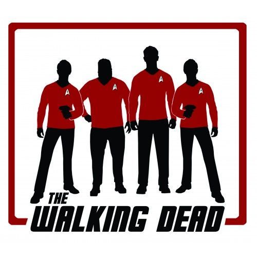 The Walking Dead Star Trek Red Shirts
