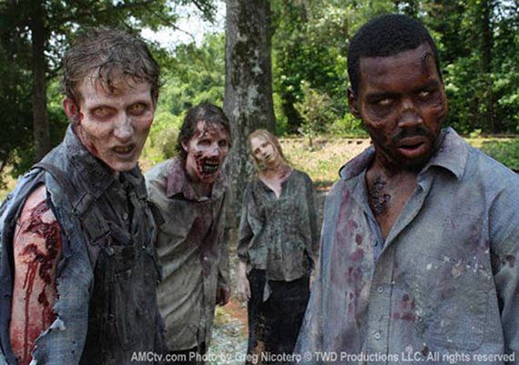 promor images of zombies in the Walking dead season 2
