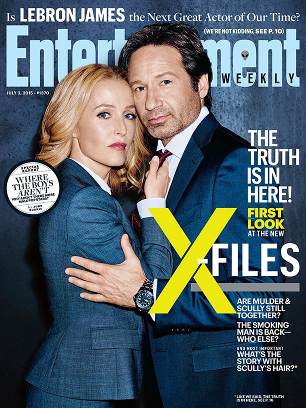 The X-Files Revival Entertainment Weekly Cover