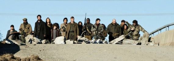 The cast of Falling Skies Death March