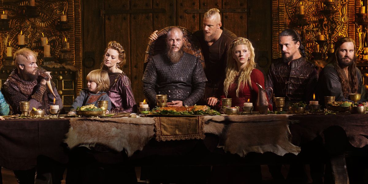 The cast of Vikings Season 4