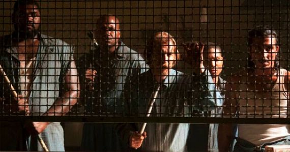 The prisoners of The Walking Dead Season 3 Sick