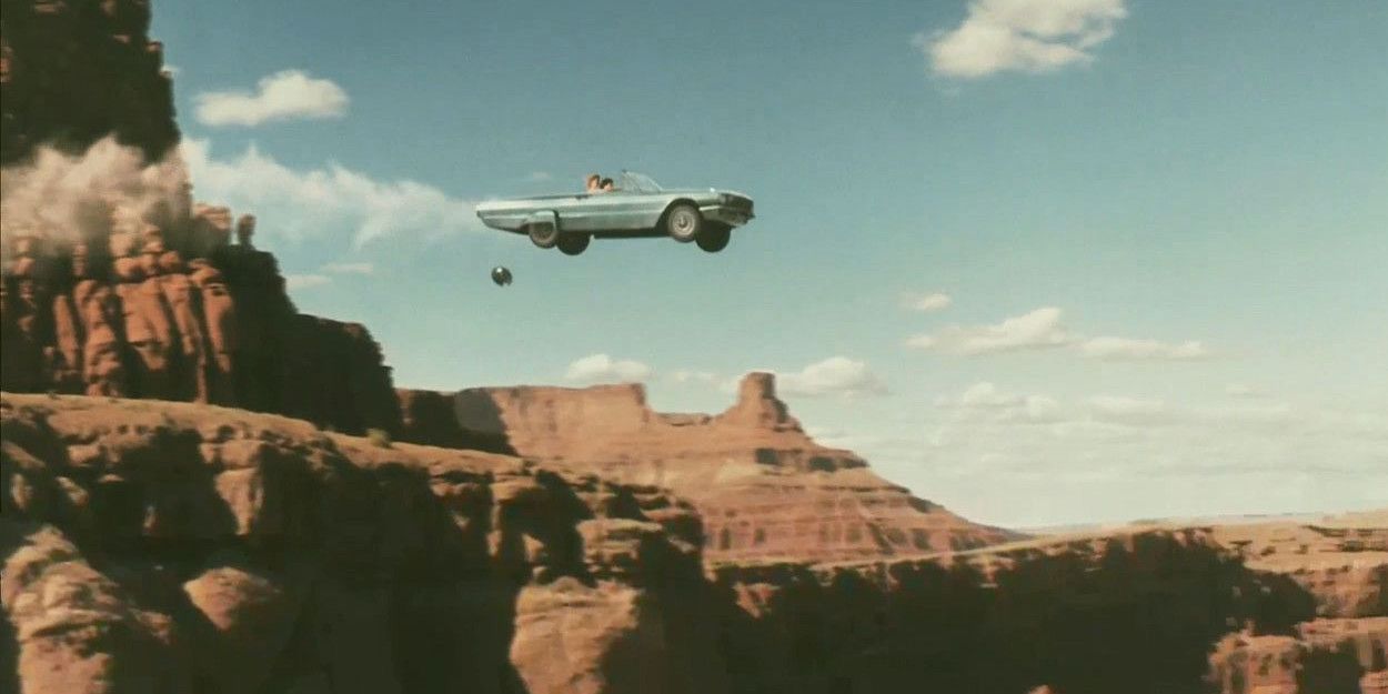 Thelma and Louise off the Cliff