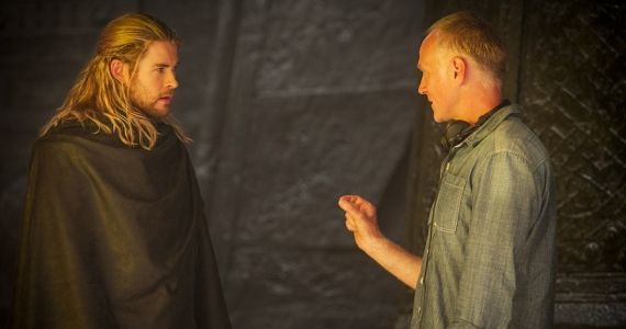 Thor 2 Chris Hemsworth and Alan Taylor