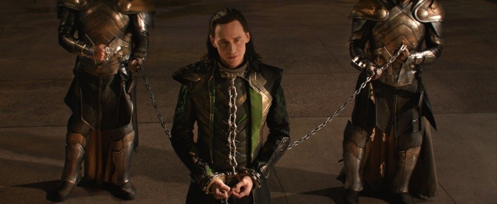 Thor 2 The Dark World Official Still Photo Loki Chains