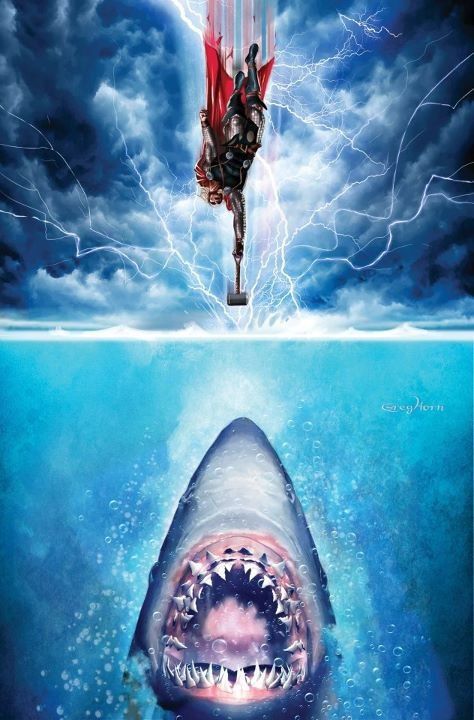 Thor vs Jaws