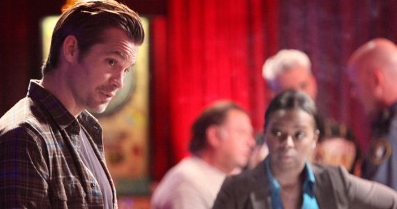 Timothy Olyphant and Erica Tazel Justified Thick as Mud