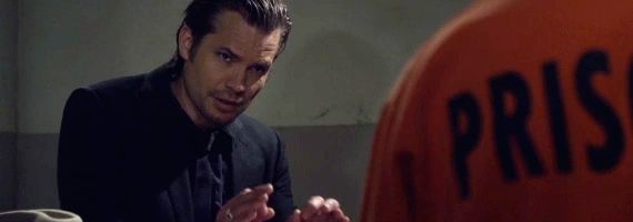 Timothy Olyphant in Justified Money Trap