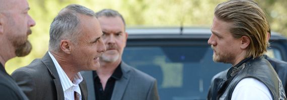 Timothy V. Murphy and Charlie Hunnam in Sons of Anarchy Wolfsangel