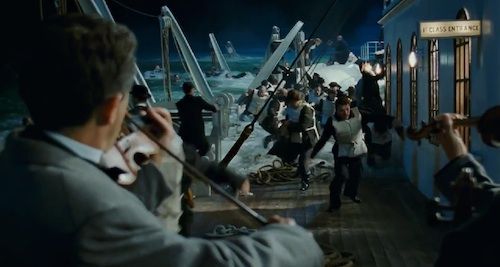 Titanic 3D Movie Sinking