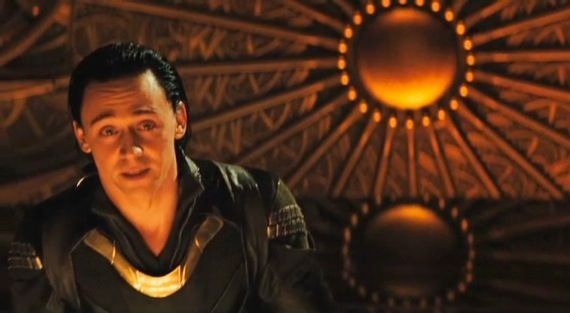 Tom Hiddleston as Loki in Thor movie