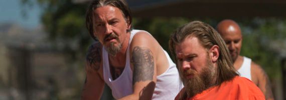 Tommy Flanagan Ryan Hurst Sons of Anarchy Laying Pipe FX