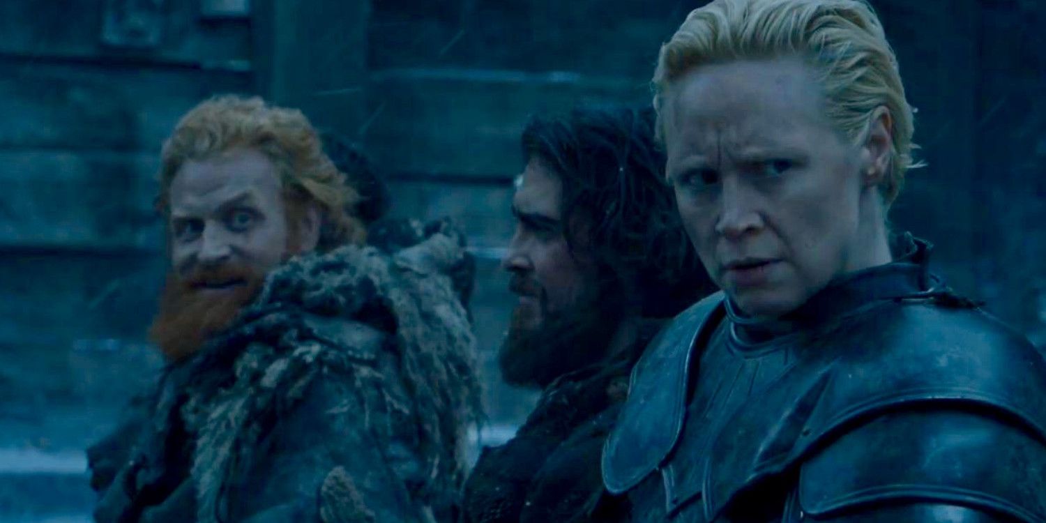 Tormund Stares at Brienne