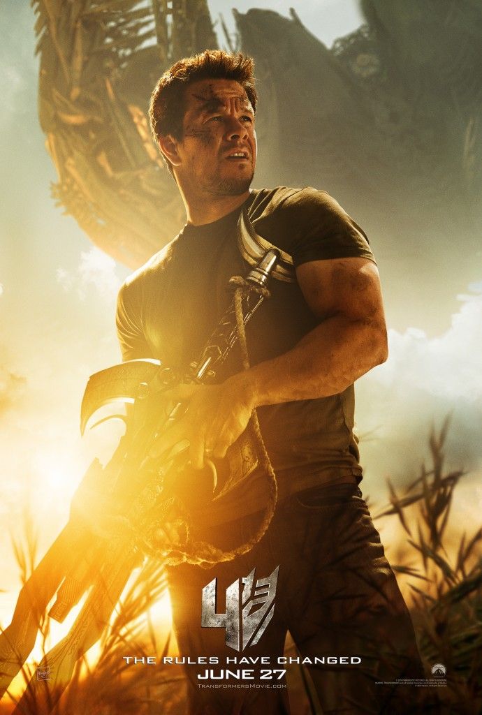 Transformers 4 Poster - Mark Wahlberg as Cade Yaegar