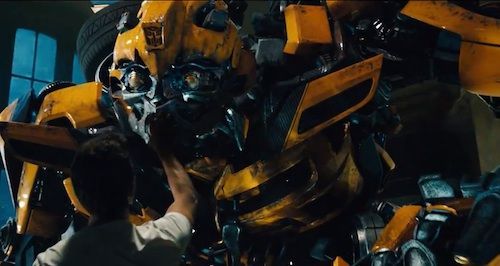 Transformers Dark of the Moon Reunites Sam and Bumblebee