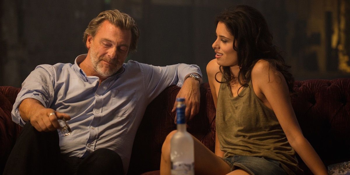 Ray Stevenson and Gabriella Wright in The Transporter Refueled
