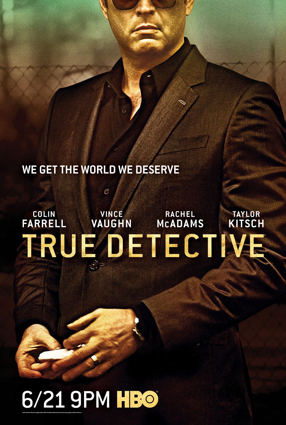 True Detective Season 2 - Vince Vaughn Character Poster