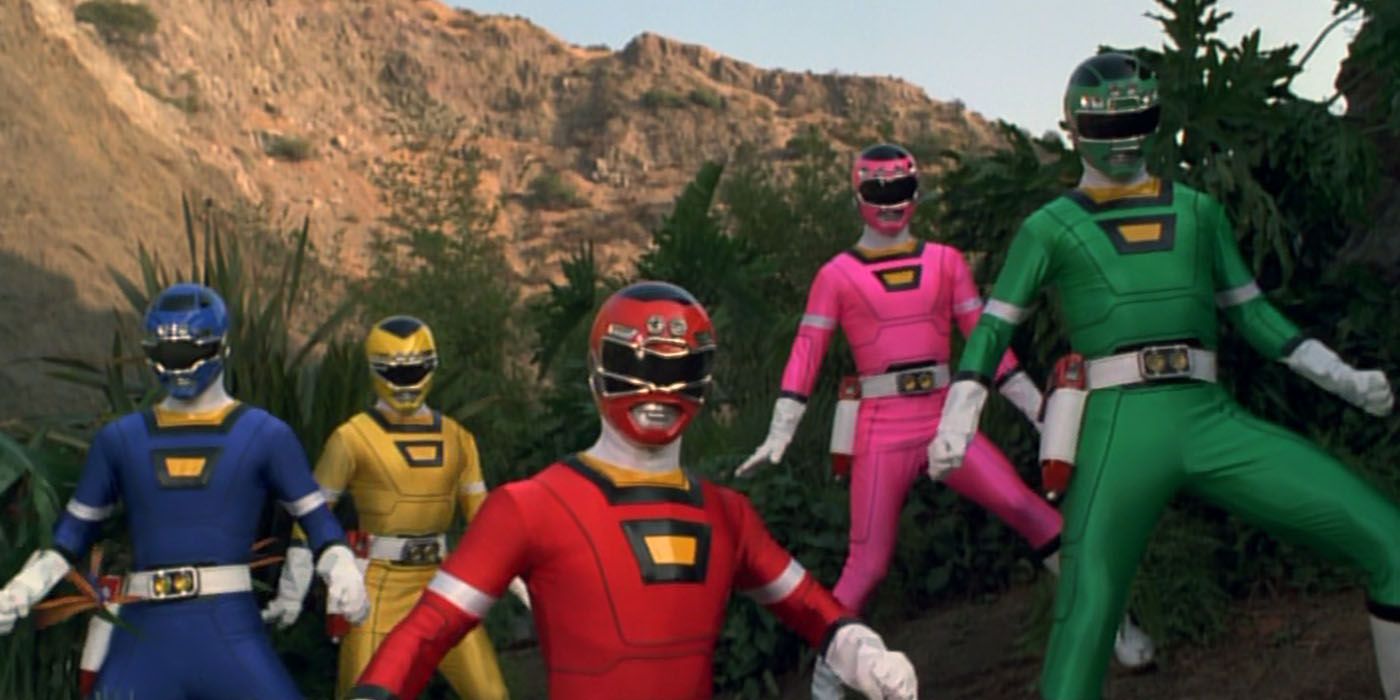 Blue Ranger, Yellow Ranger, Red Ranger, Pink Ranger, Green Ranger