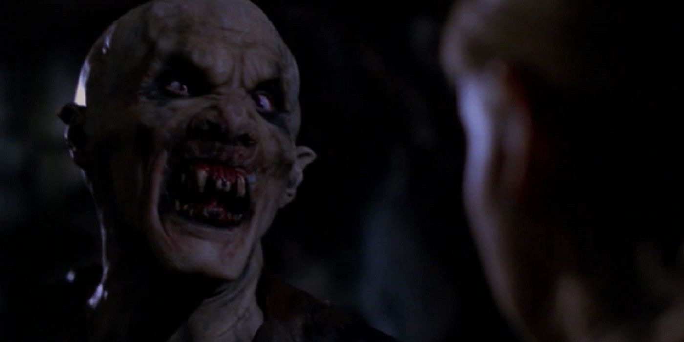 Turok-Han roaring in anger in Buffy the Vampire Slayer