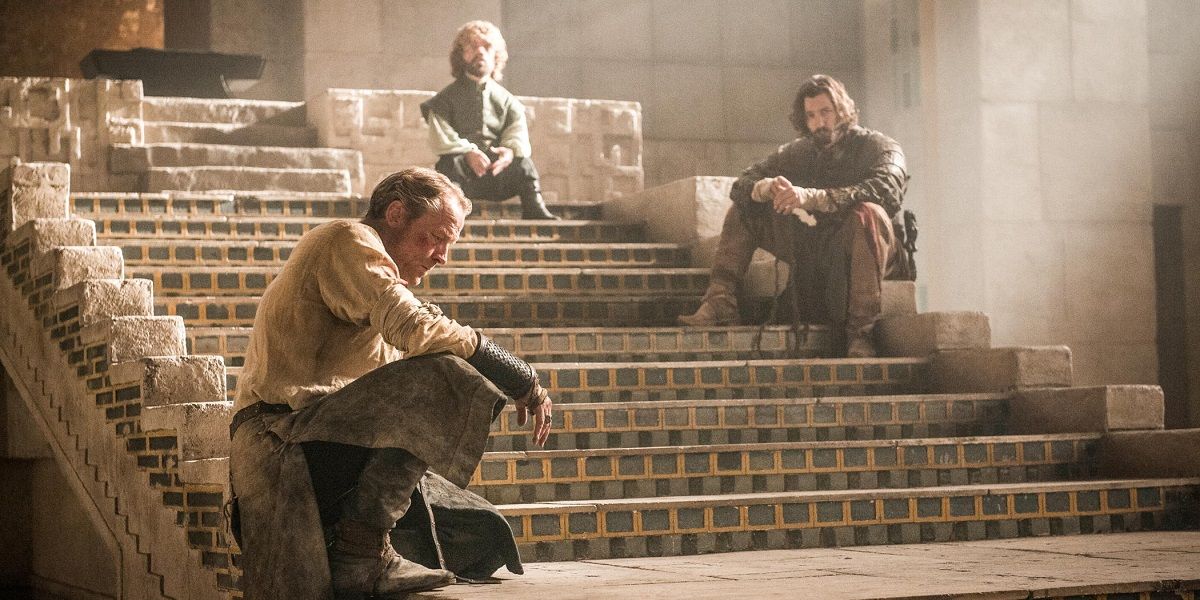 Tyrion Jorah and Daario in Game of Thrones Season 5 Finale