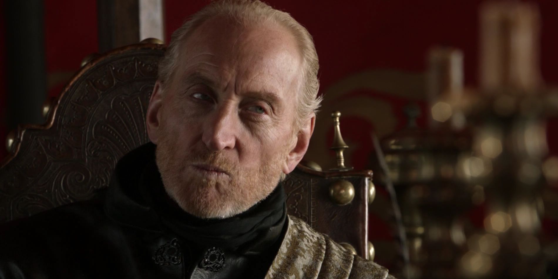 Lord Tywin Lannister played by Charles Dance on Game of Thrones