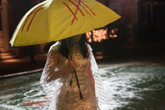 Umbrella Girl in 'Oldboy' (2013)