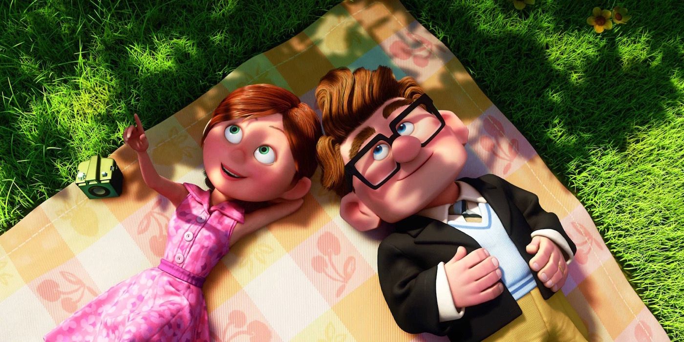Ellie and Carl in Pixar's Up