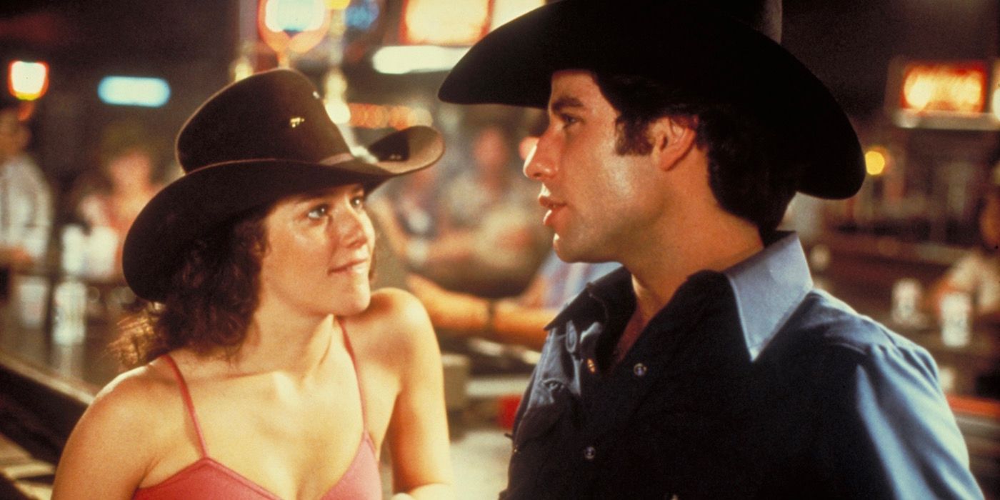 Image from Urban Cowboy with John Travolta Debra Winger
