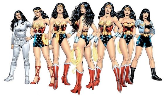 Various Wonder Woman Costumes