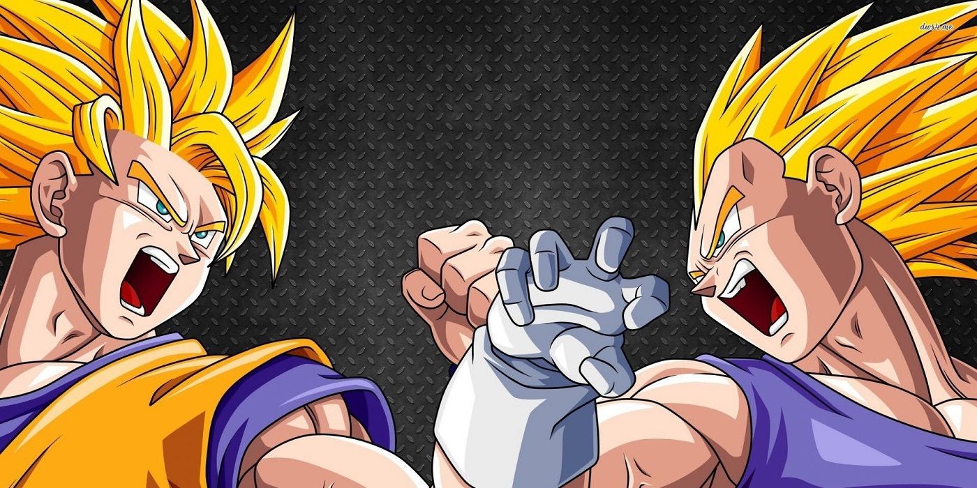 Vegeta vs. Goku super saiyan Dragon Ball Z