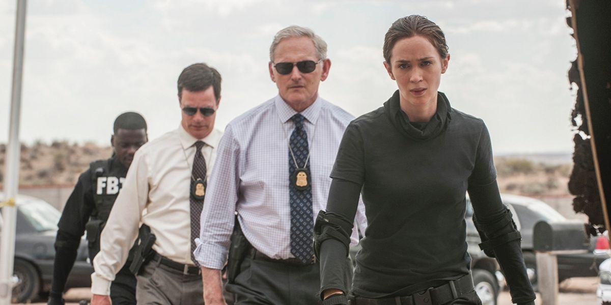 Victor Garber and Emily Blunt in Sicario