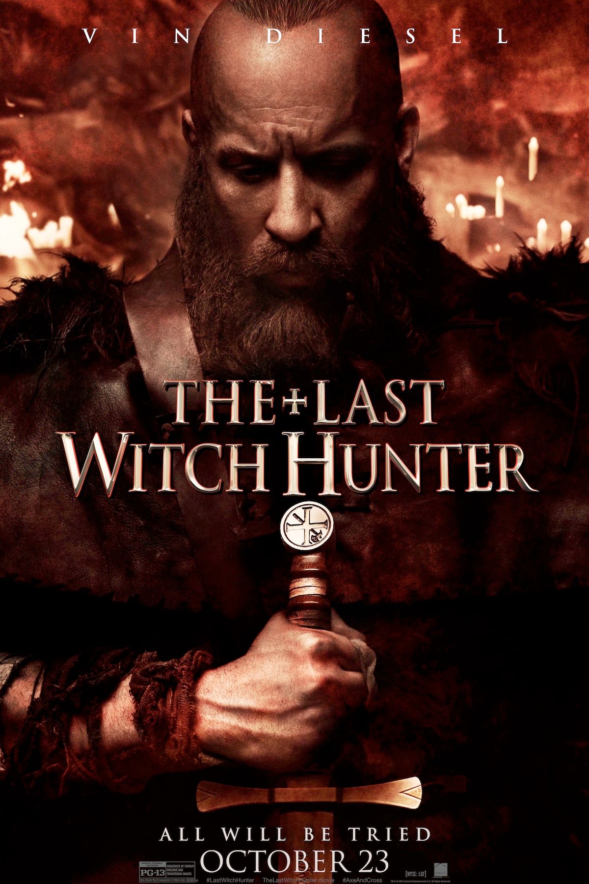 Vin Diesel in The Last Witch Hunter Poster