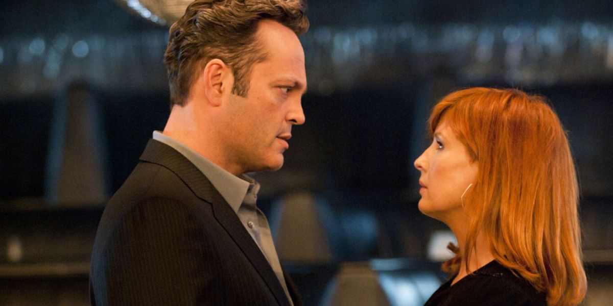 Vince Vaughn and Kelly Reilly in True Detective Season 2 Episode 2