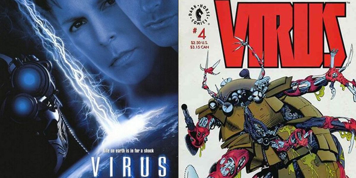 Virus Movie Poster and Comic Cover