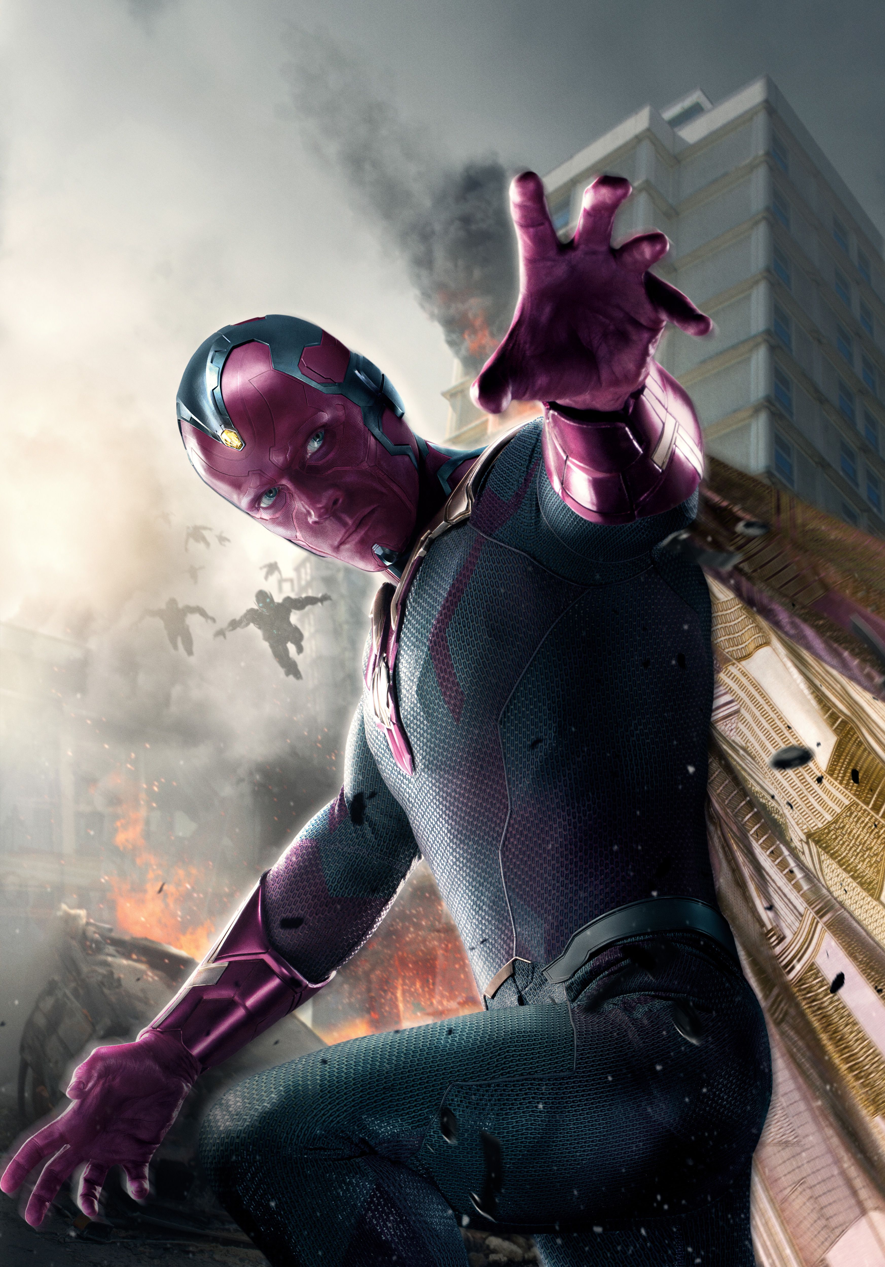 Vision Avengers: Age of Ultron Textless Poster