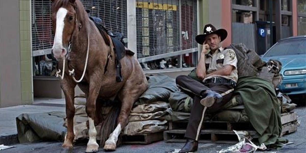 Walking Dead Rick Horse pilot