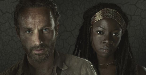 Walking Dead Season 5 Interviews Andrew Lincoln and Danai Gurira